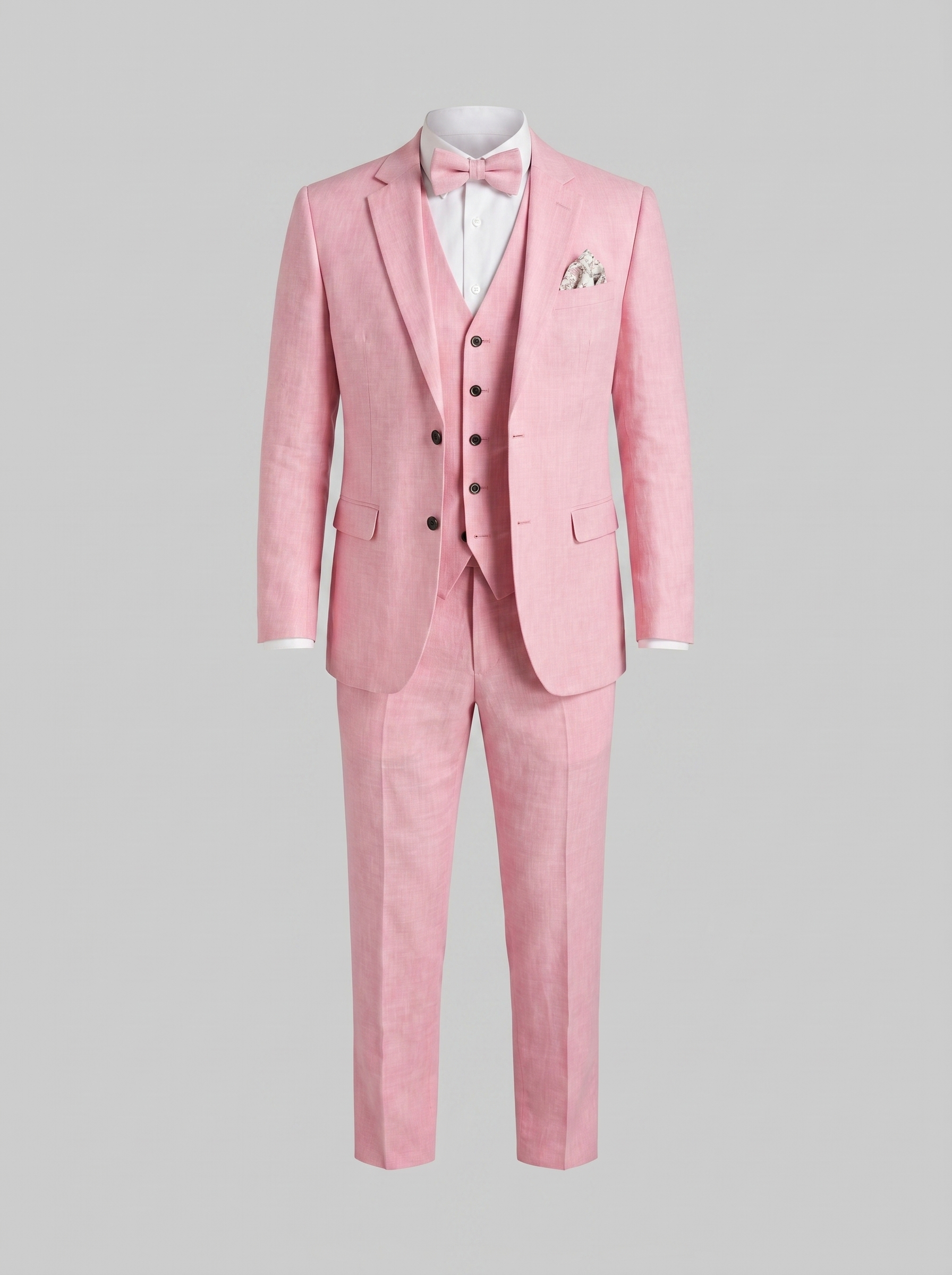 Men's 3-Piece Suit for Weddings and Summer Events