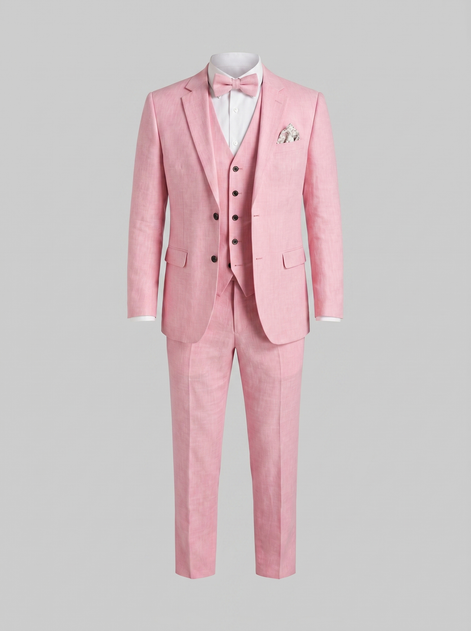 Men's 3-Piece Suit for Weddings and Summer Events