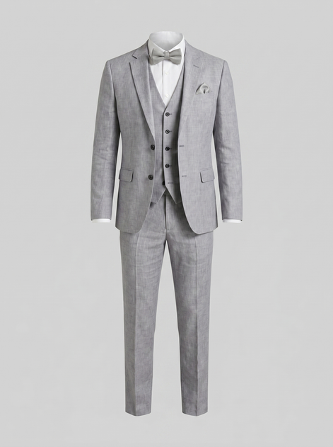 Men's 3-Piece Suit for Weddings and Summer Events