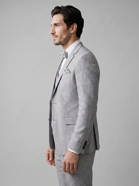 Men's 3-Piece Suit for Weddings and Summer Events