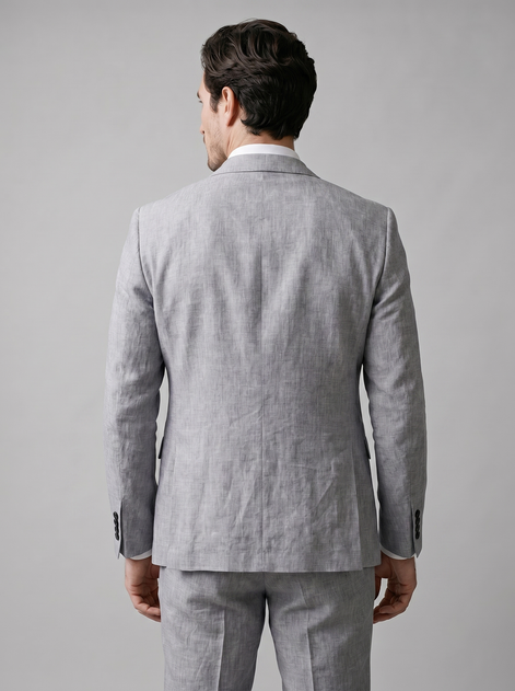 Men's 3-Piece Suit for Weddings and Summer Events