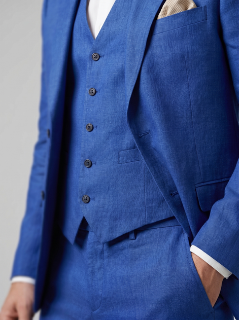 Men's 3-Piece Suit for Weddings and Summer Events