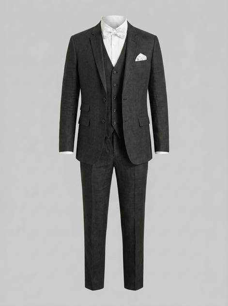 Men's 3-Piece Suit for Weddings and Summer Events