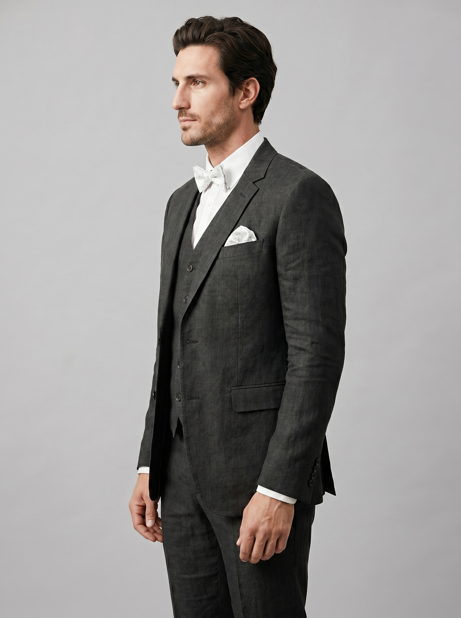Men's 3-Piece Suit for Weddings and Summer Events