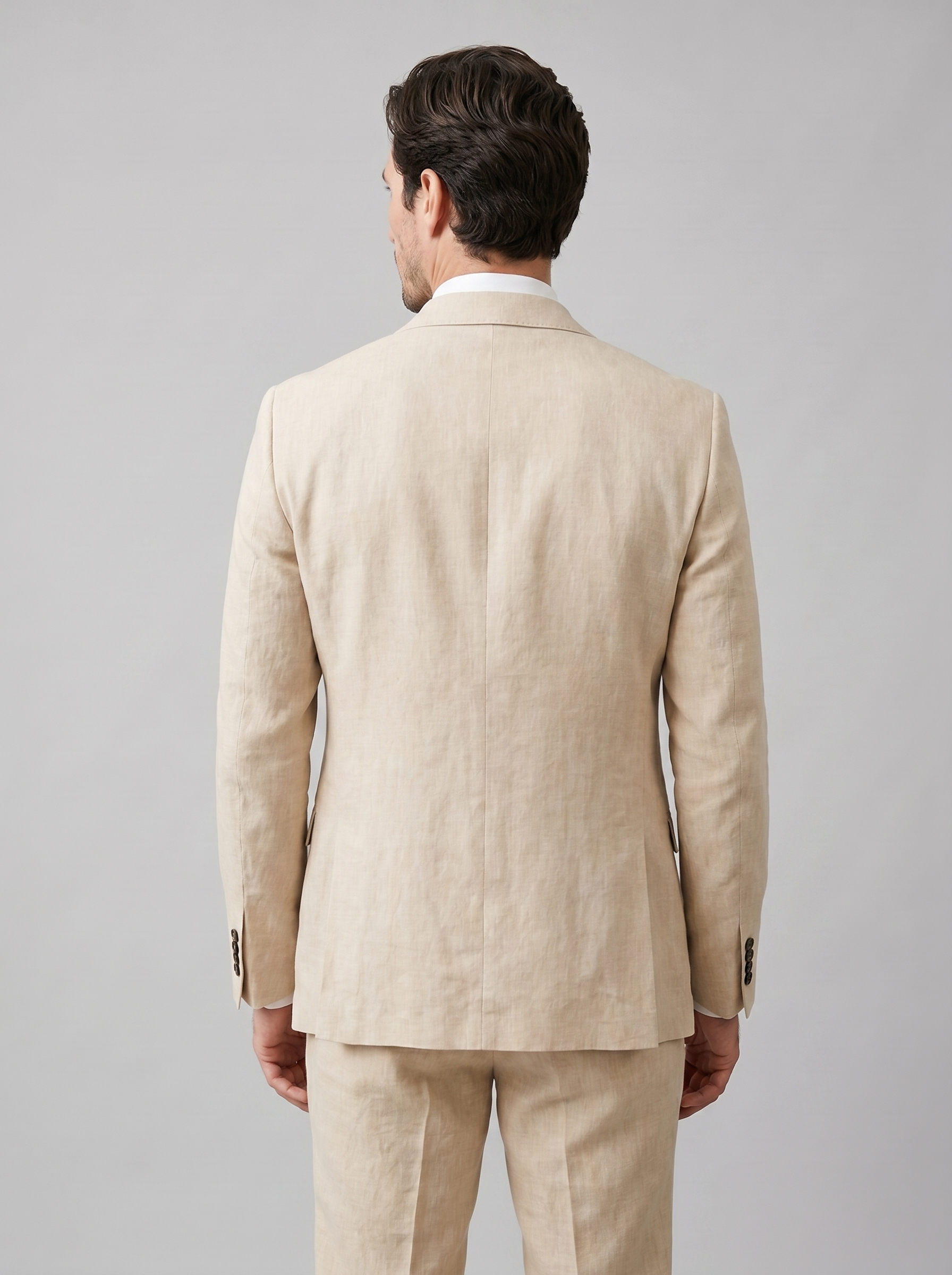Men's 3-Piece Suit for Weddings and Summer Events