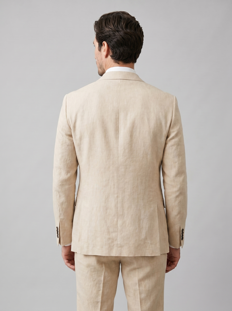 Men's 3-Piece Suit for Weddings and Summer Events