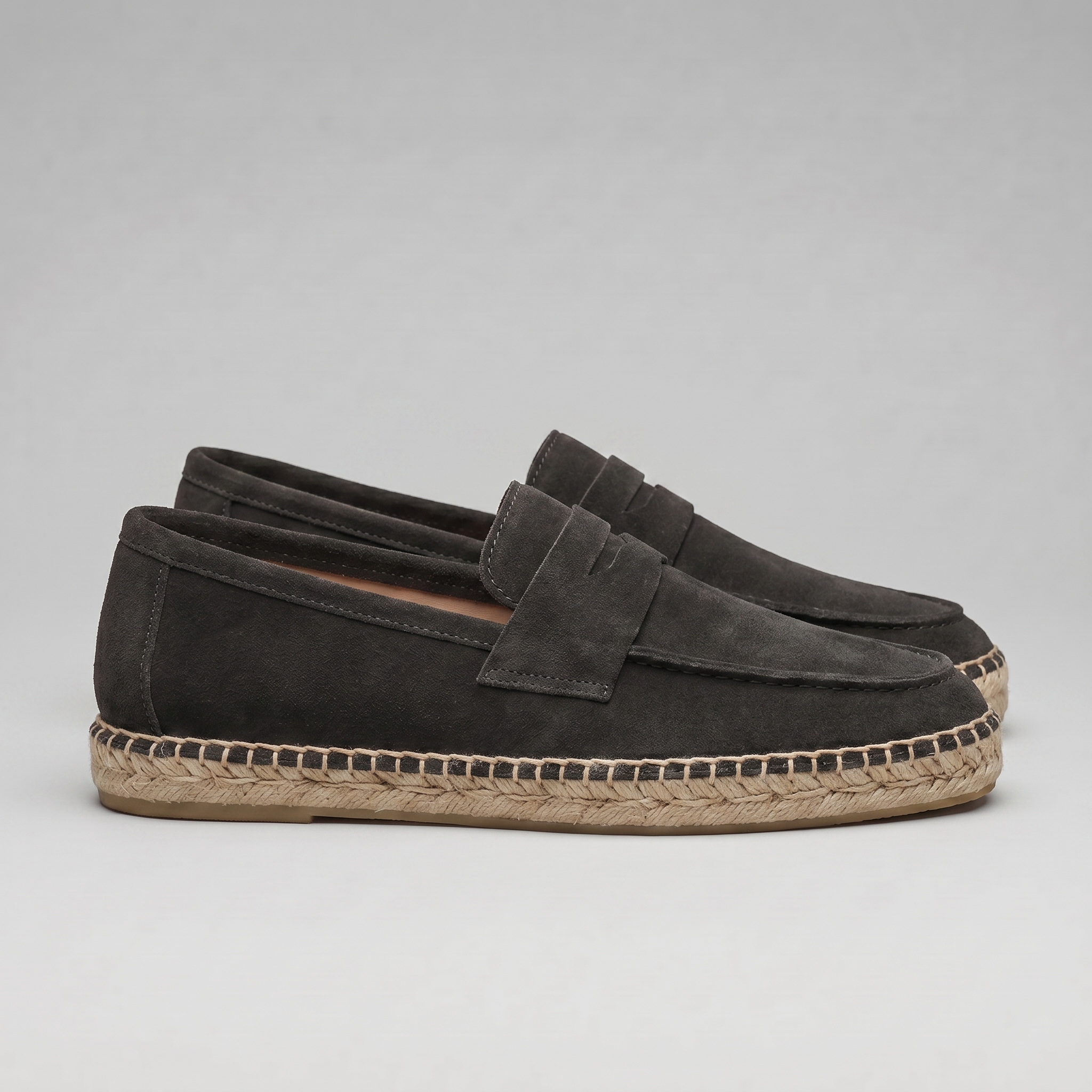 Men's Espadrille Penny Loafers