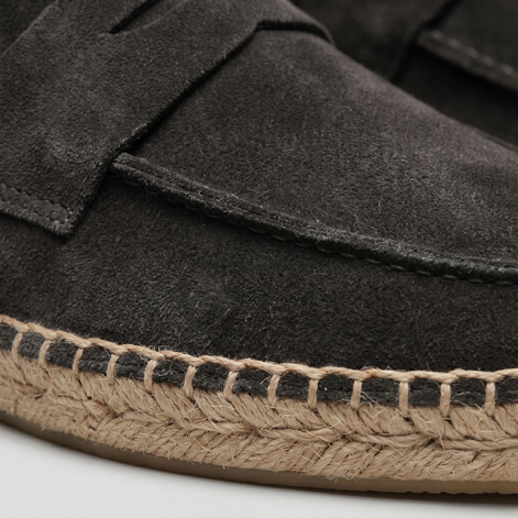 Men's Espadrille Penny Loafers