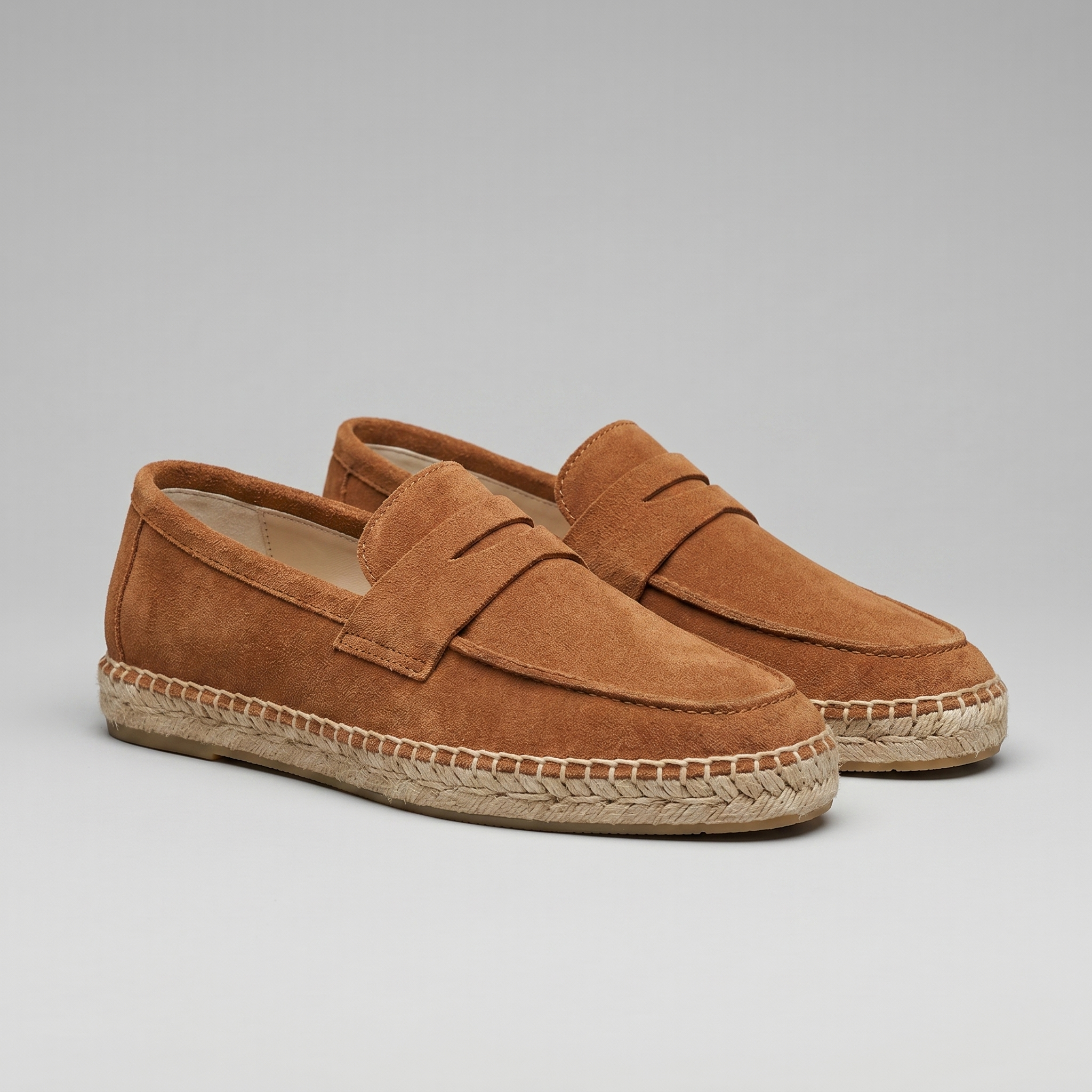 Men's Espadrille Penny Loafers