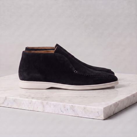 Men's High Suede Loafers