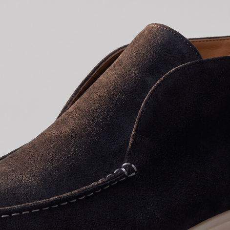 Men's High Suede Loafers