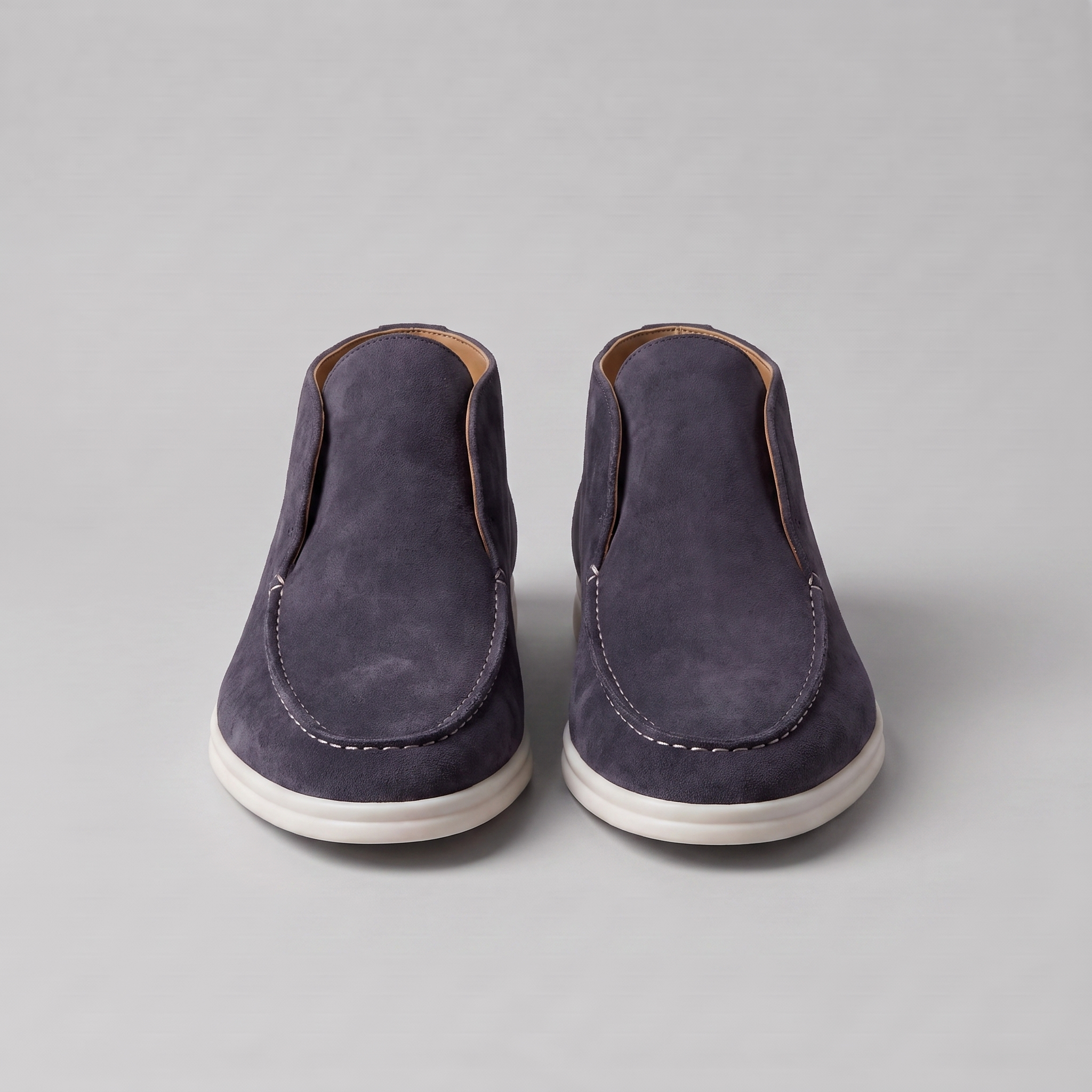 Men's High Suede Loafers