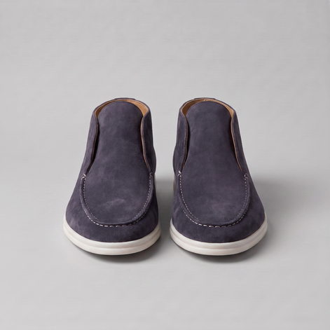 Men's High Suede Loafers