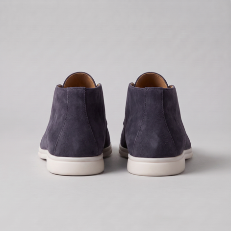 Men's High Suede Loafers