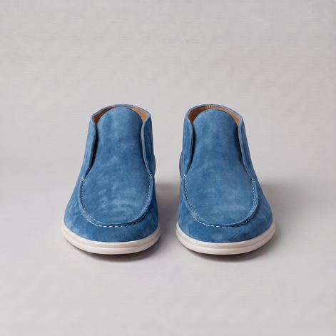 Men's High Suede Loafers