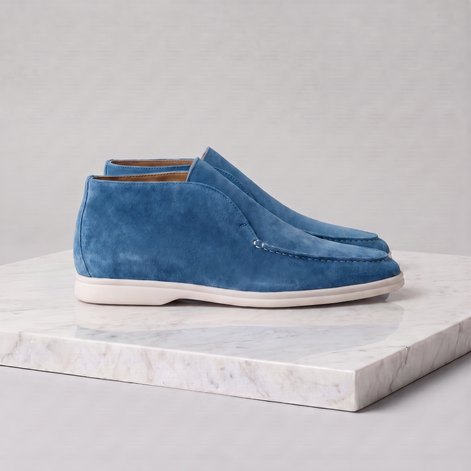 Men's High Suede Loafers