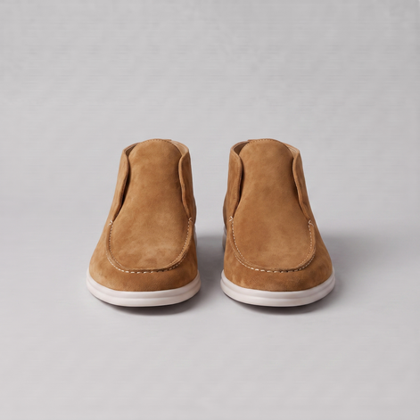 Men's High Suede Loafers