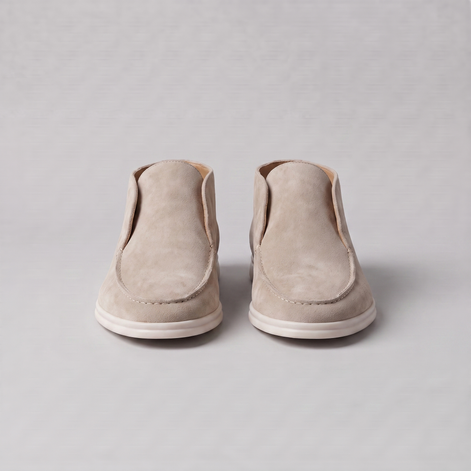 Men's High Suede Loafers