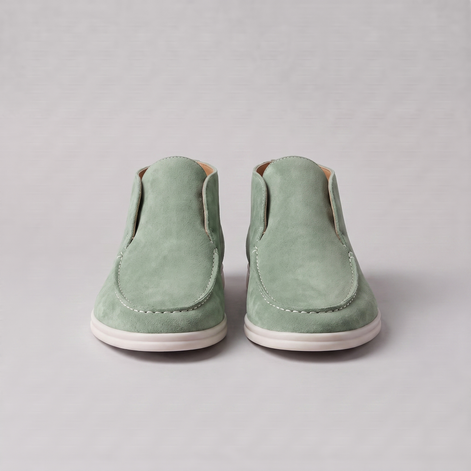 Men's High Suede Loafers