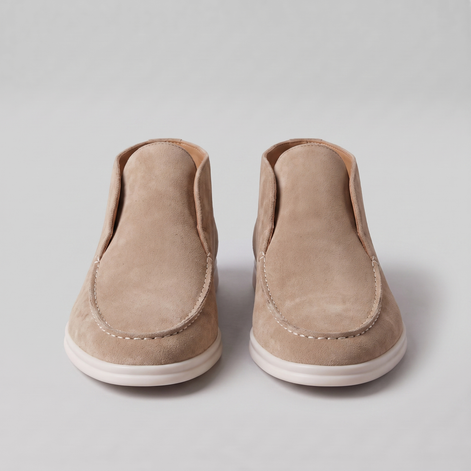 Men's High Suede Loafers