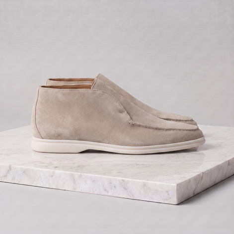 Men's High Suede Loafers