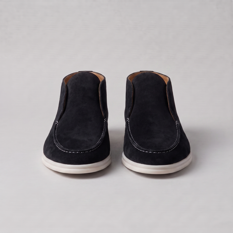 Men's High Suede Loafers