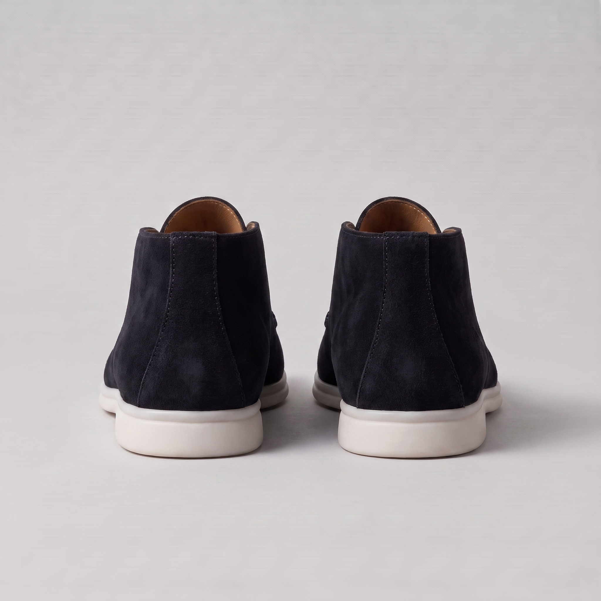 Men's High Suede Loafers