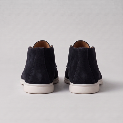 Men's High Suede Loafers