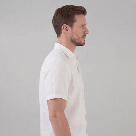 Men's Linen Short Sleeve Shirt