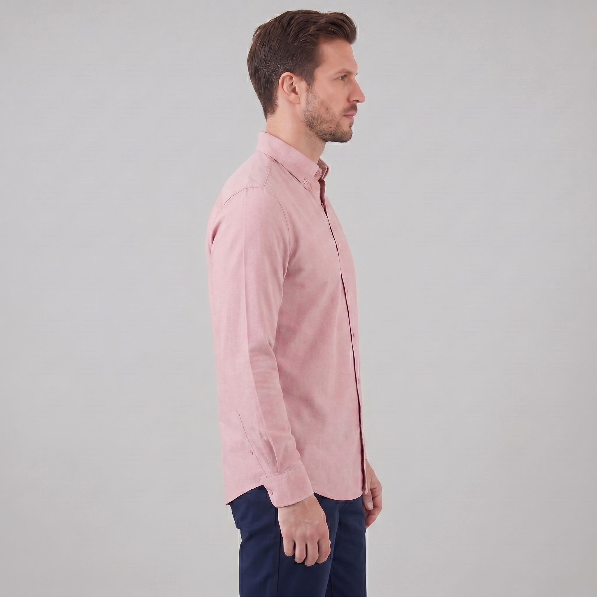 Men's Oxford Button-Down Dress Shirt