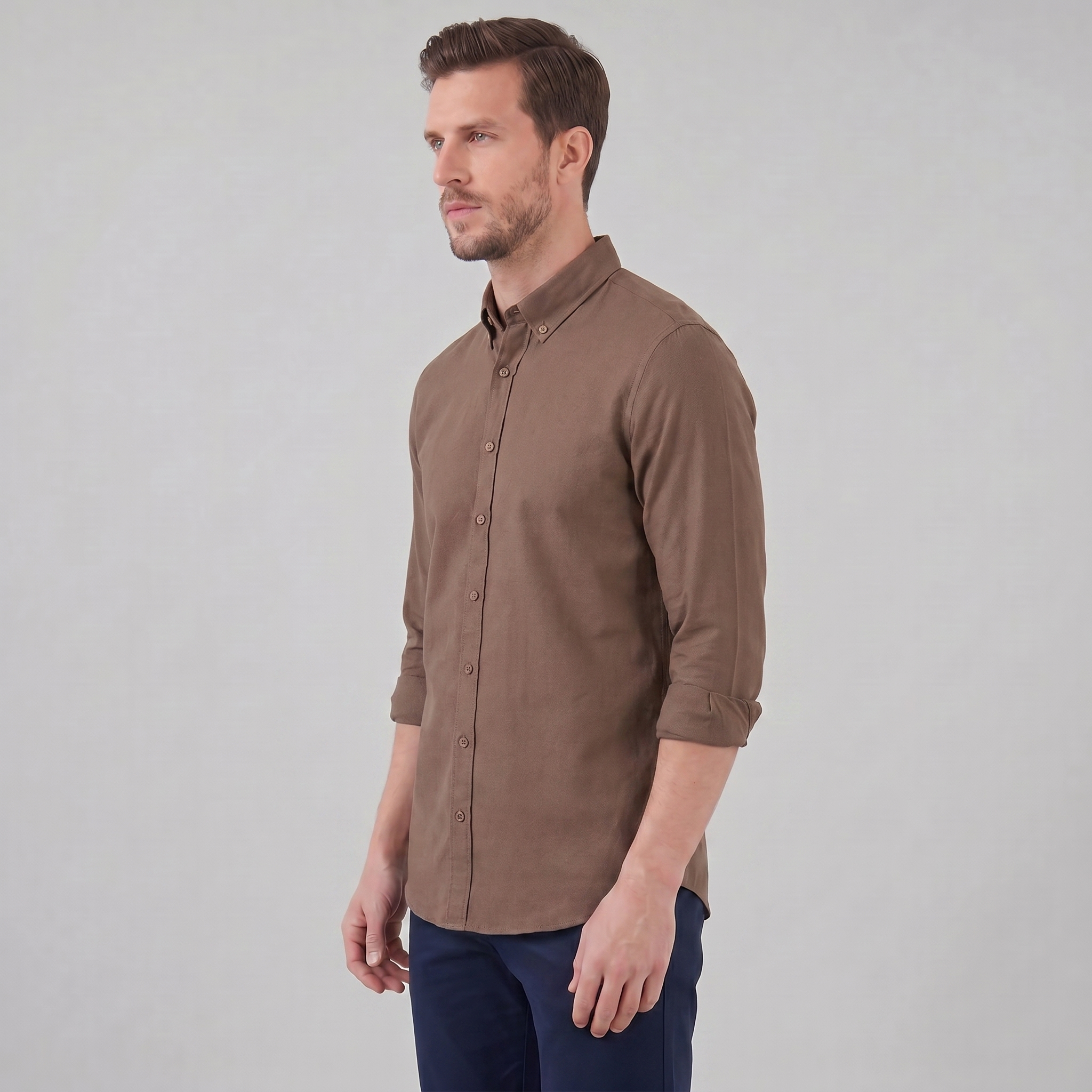 Men's Oxford Button-Down Dress Shirt