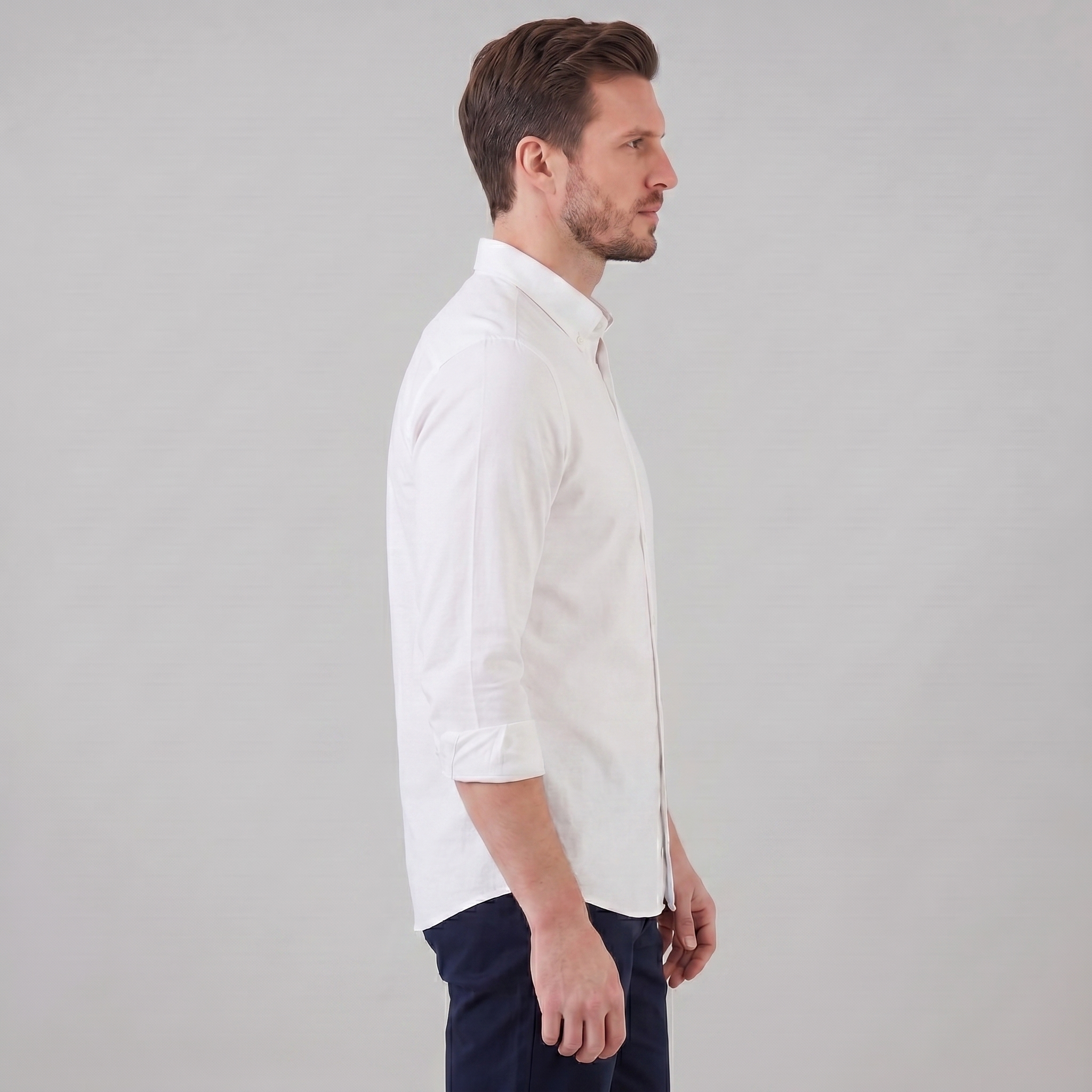 Men's Oxford Button-Down Dress Shirt