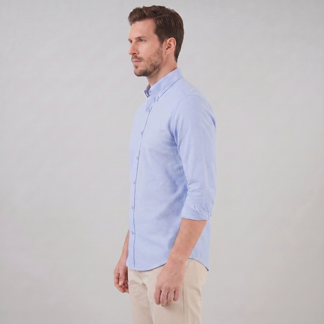 Men's Oxford Button-Down Dress Shirt