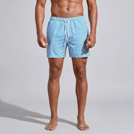 Men's Quick-Dry Swim Shorts - Casual Swim Trunks