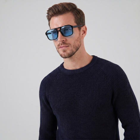 Men's Rectangular Vintage Sunglasses