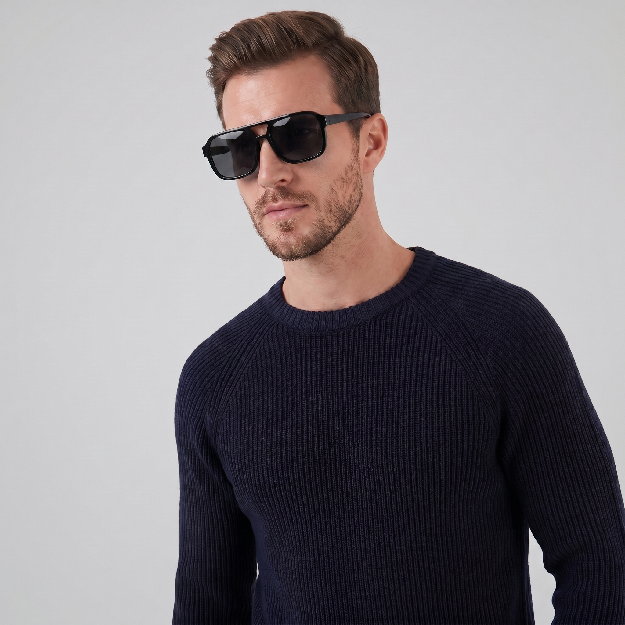 Men's Rectangular Vintage Sunglasses
