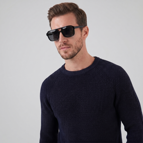 Men's Rectangular Vintage Sunglasses