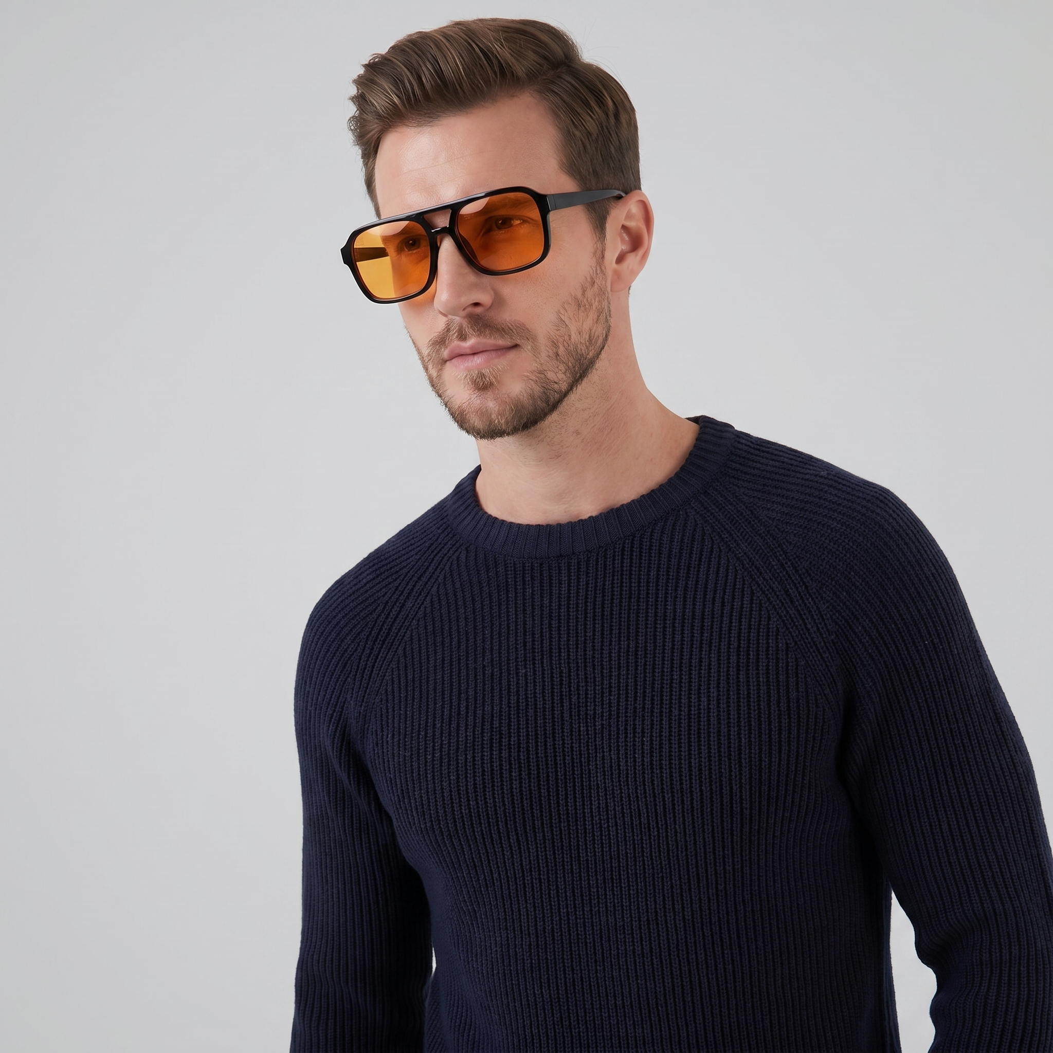 Men's Rectangular Vintage Sunglasses