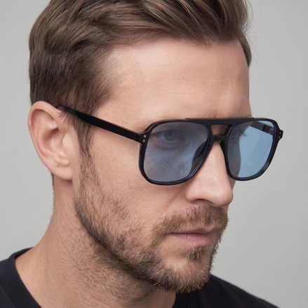 Men's Square Sunglasses