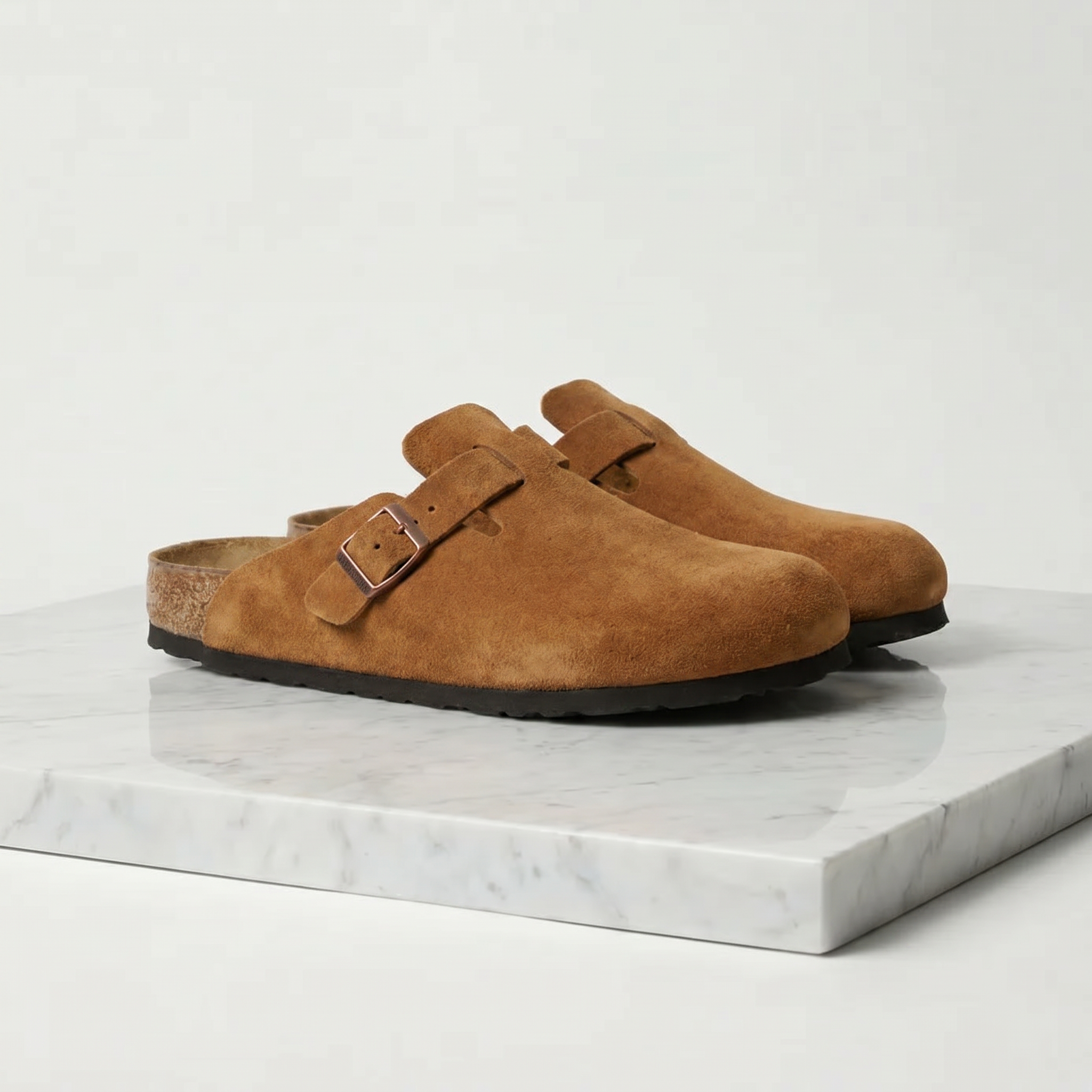 Men's Suede Clogs - Stylish Comfort Loafers