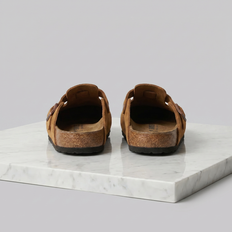 Men's Suede Clogs - Stylish Comfort Loafers