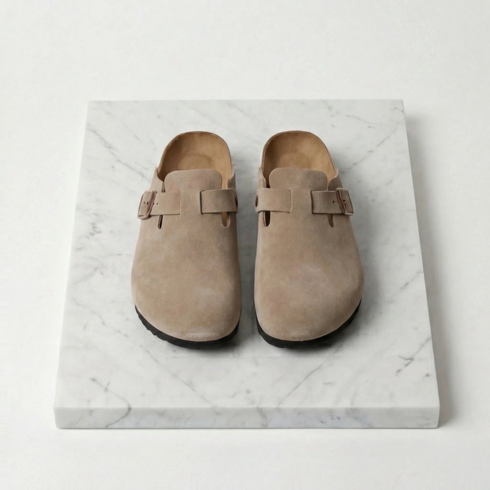 Men's Suede Clogs - Stylish Comfort Loafers