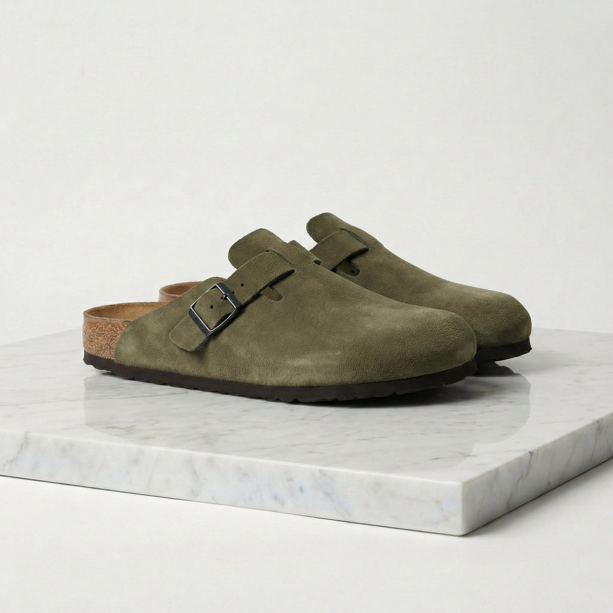 Men's Suede Clogs - Stylish Comfort Loafers