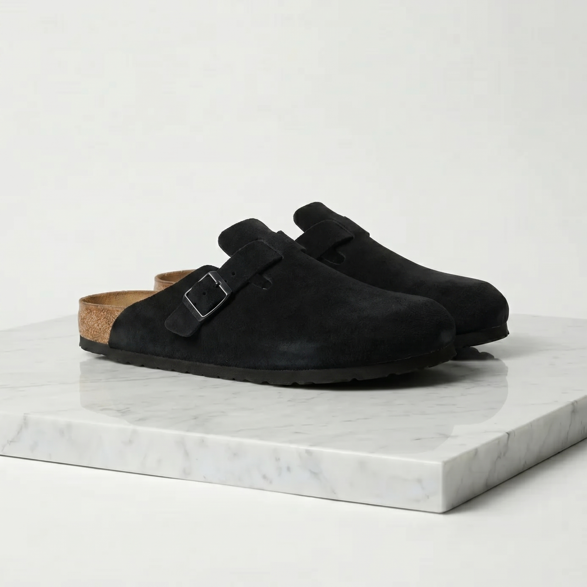Men's Suede Clogs - Stylish Comfort Loafers