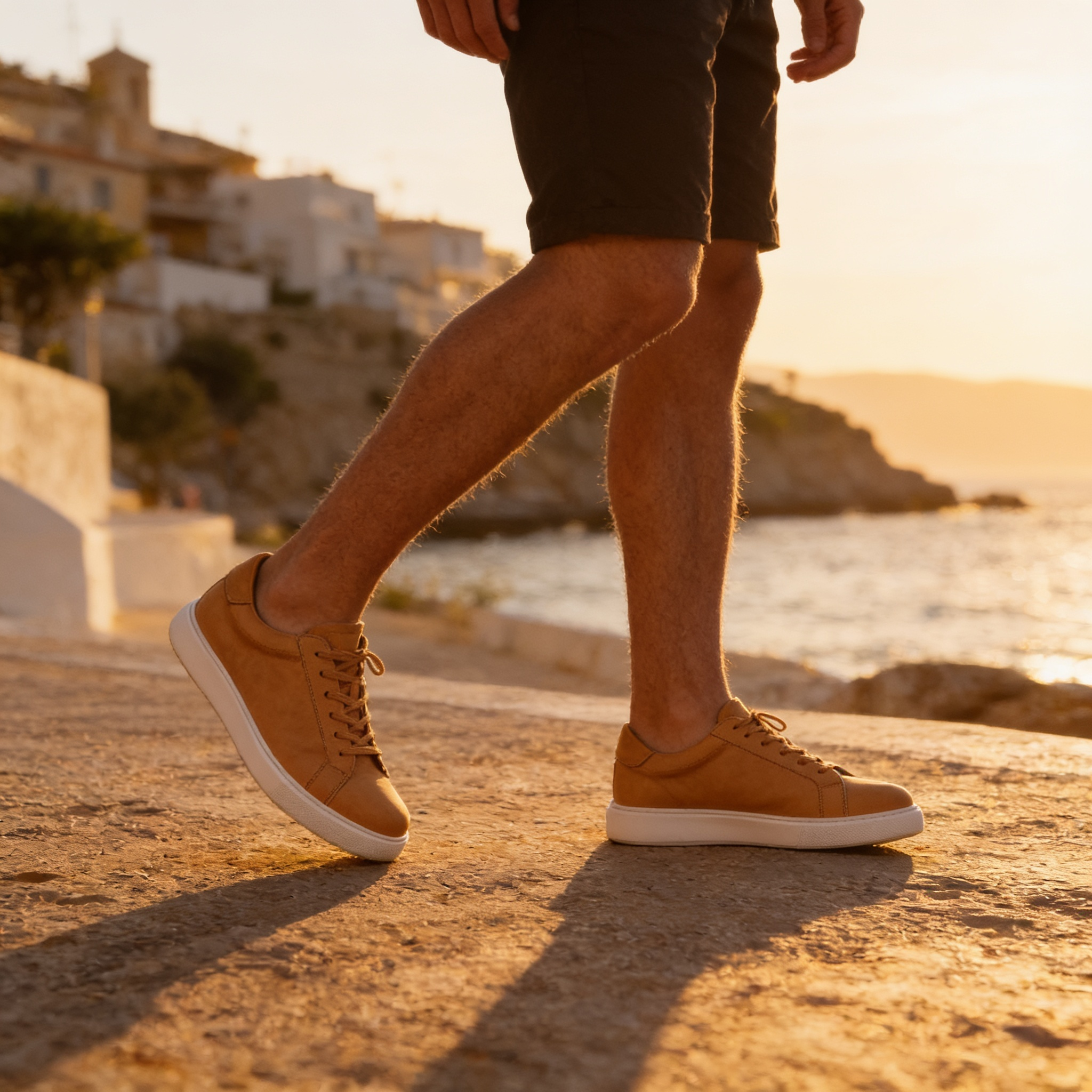 Men's Suede-Finish Low-Top Sneakers