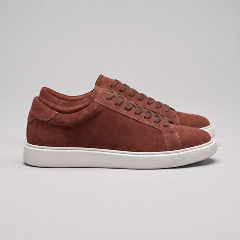 Men's Suede-Finish Low-Top Sneakers