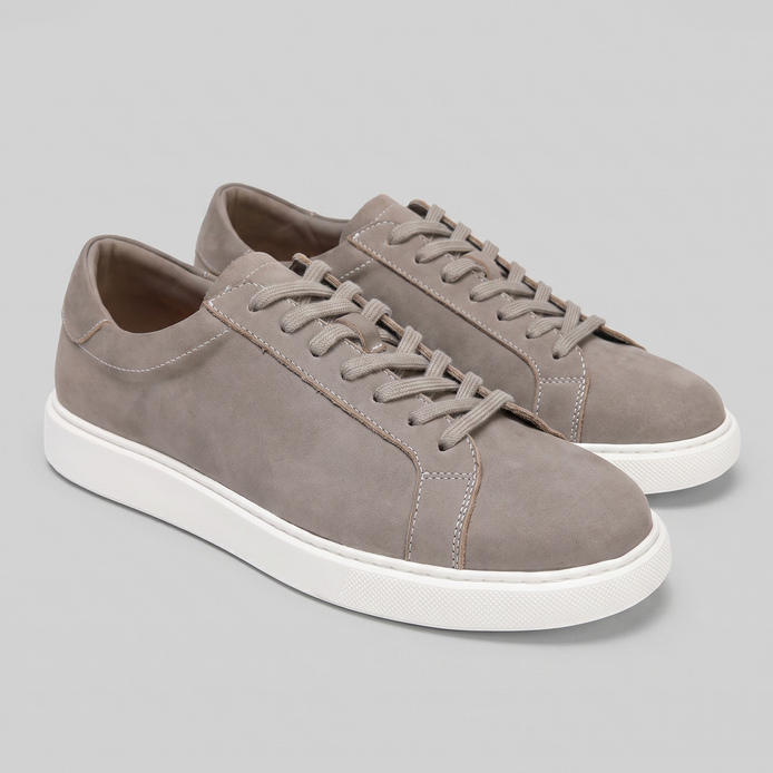 Men's Suede-Finish Low-Top Sneakers