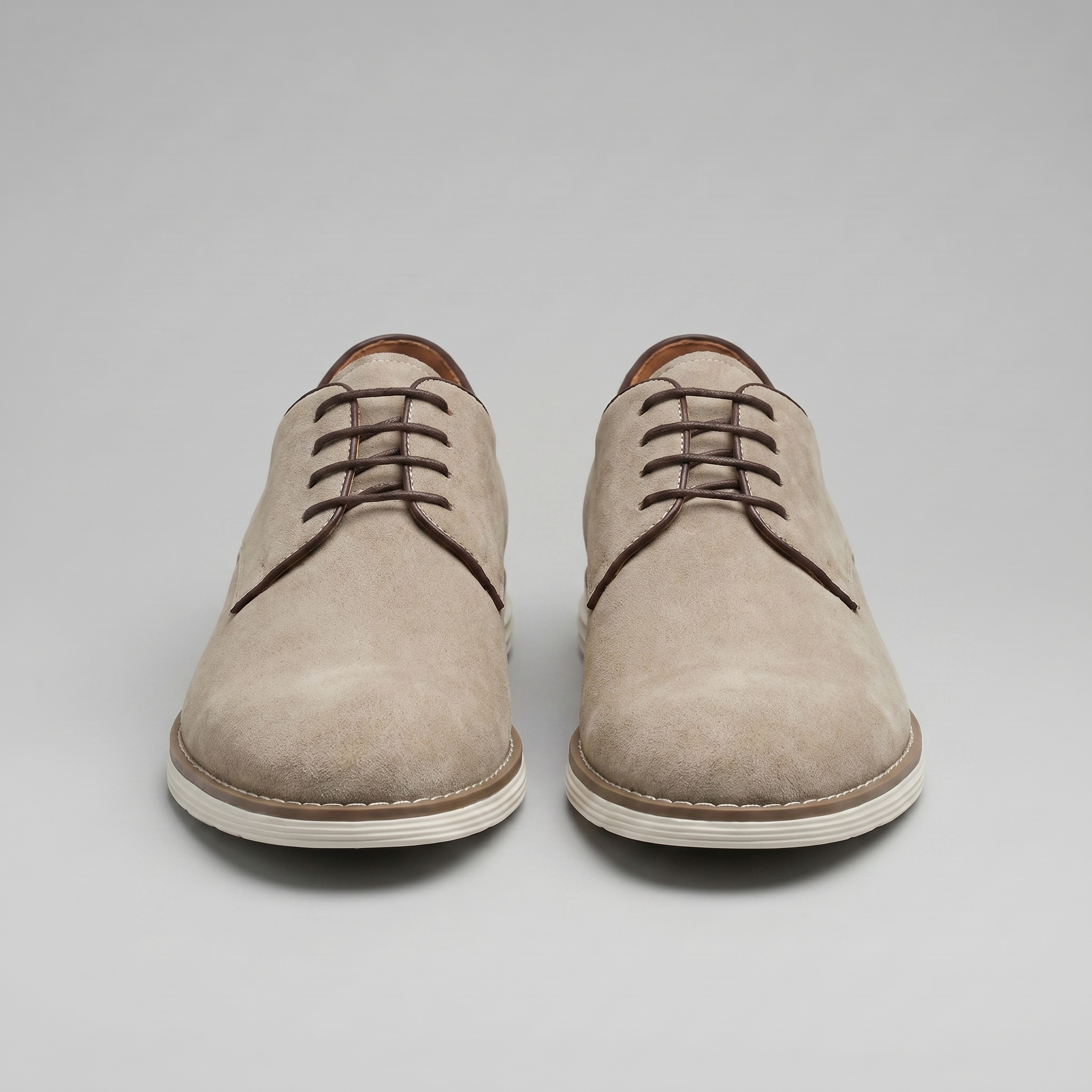 Men's Suede Lace-Up Derby Shoes