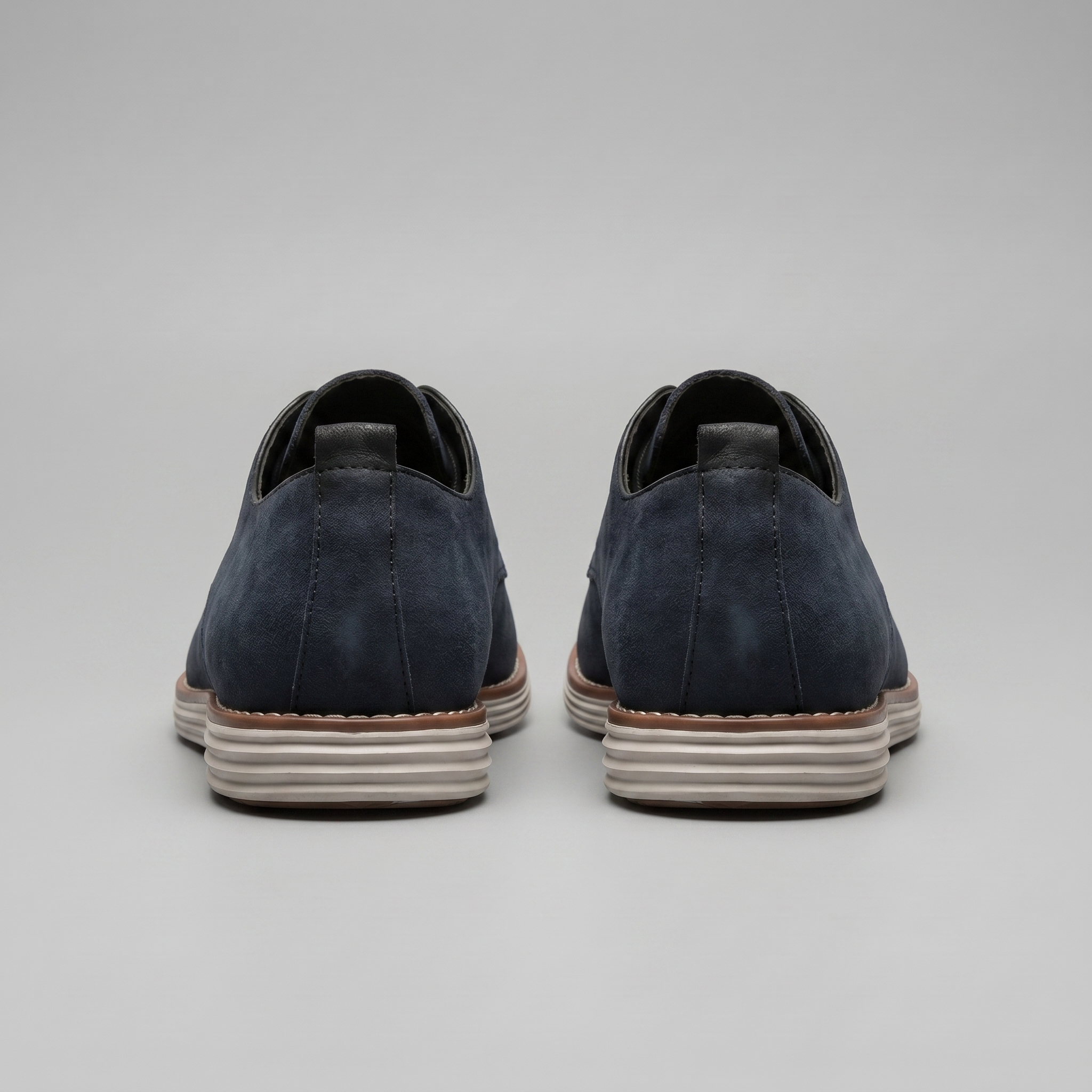 Men's Suede Lace-Up Derby Shoes