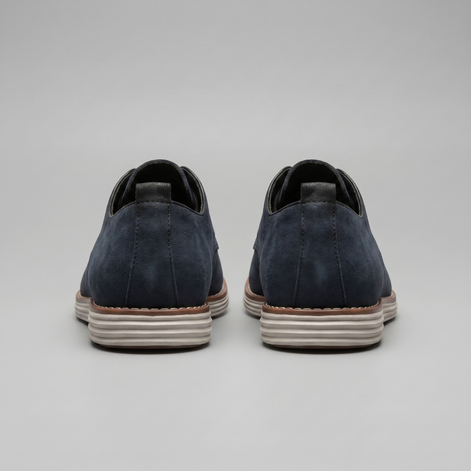 Men's Suede Lace-Up Derby Shoes